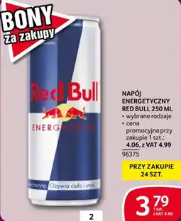 Selgros Napój energetyczny Red Bull oferta