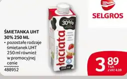 Selgros Smietanka Laciata UHT oferta