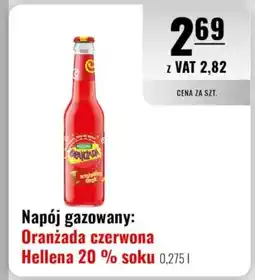 Eurocash Napój gazowany: Oranżada czerwona Hellena 20% soku oferta