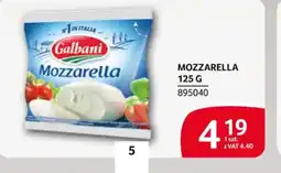 Selgros Mozzarella Galbani oferta