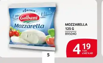 Selgros Mozzarella Galbani oferta