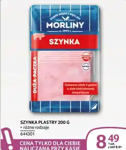 Selgros Szynka plastry Morliny oferta