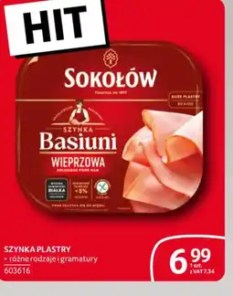 Selgros Szynka plastry Sokołów oferta