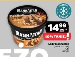 Netto Lody chocolate & caramel with peanuts Manhattan (Nestle) oferta