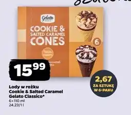 Netto Lody cookie & salted caramel Gelato Classico oferta