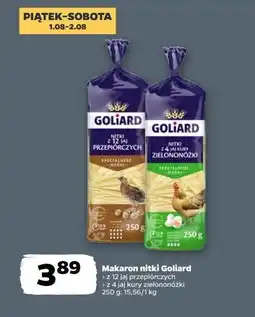 Netto Makaron kluski 4 jajeczny z jaj kury zielononóżki Goliard oferta