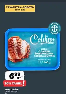 Netto Lody o smaku śmietankowo - czekoladowym Coldino oferta