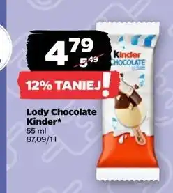 Netto Lód Kinder Chocolate oferta