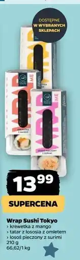 Netto Wrap łosoś pieczony z surimi Sushi Tokyo oferta