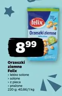 Netto Orzeszki ziemne prażone bez soli Felix oferta