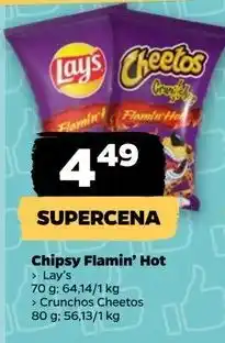 Netto Chrupki flamin hot Cheetos Crunchos oferta