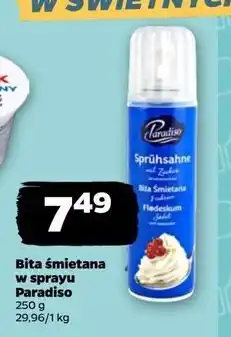 Netto Bita śmietana delikatna w sprayu Paradiso oferta