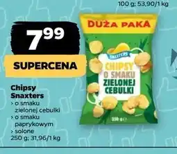 Netto Chipsy solone Snaxters oferta