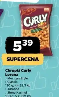 Netto Chrupki jumbos Lorenz Curly oferta