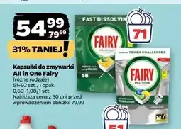 Netto Tabletki do zmywarek lemon Fairy All In 1 oferta