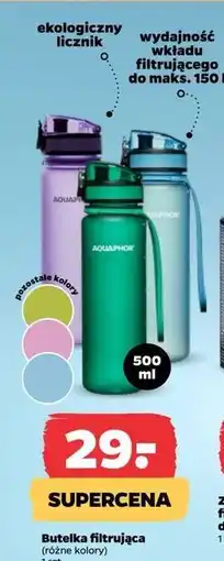 Netto Butelka filtrująca 500 ml zielona Aquaphor oferta