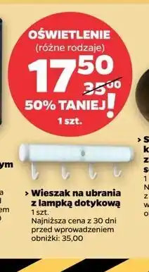 Netto Wieszak na ubrania z lampką dotykową oferta