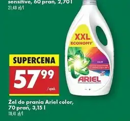 Biedronka Żel do prania color Ariel oferta