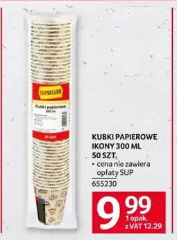 Selgros Kubki papierowe Ikony oferta