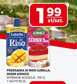 Top Market Przekąska di riso lubella, deser łowicz oferta