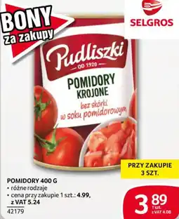 Selgros Pomidory Pudliszki oferta