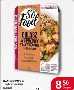 Selgros So Food Gulasz wieprzowy a'la strogonow z kaszą gryczaną oferta