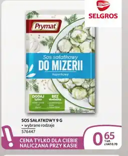Selgros Sos sałatkowy Prymat oferta