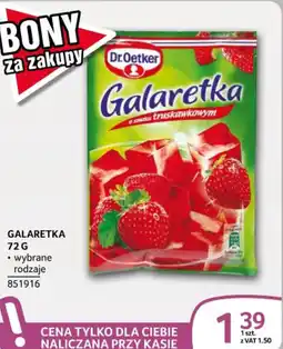 Selgros Galaretka Dr. Oetker oferta