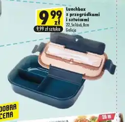 Premium Nasz Sklep Lunchbox z przegródkami i sztućcami oferta