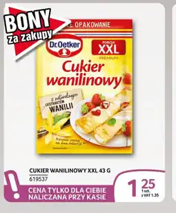 Selgros Cukier wanilinowy XXL Dr. Oetker oferta