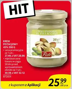 Selgros Krem pistacjowy Pisti oferta