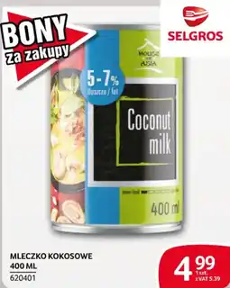 Selgros Mleczko kokosowe oferta