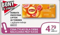 Selgros Herbata owocowa Lipton oferta