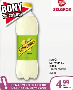 Selgros Napój Schweppes oferta