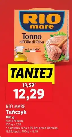 Lidl Tuńczyk Rio Mare oferta