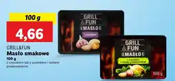 Lidl Masło smakowe z czosnkiem Grill&Fun oferta