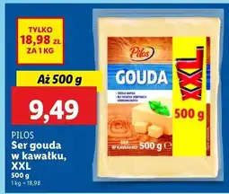Lidl Ser gouda w kawałku XXL Pilos oferta