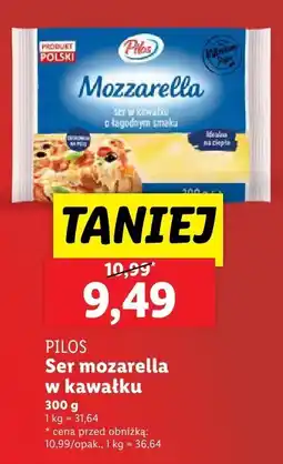 Lidl Ser mozzarella w kawałku Pilos oferta