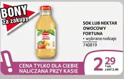 Selgros Sok lub nektar owocowy Fortuna oferta