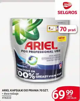 Selgros Ariel kapsułki do prania oferta