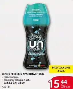 Selgros Lenor perełki zapachowe oferta
