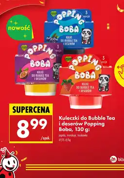 Biedronka Kulki do bubble tea i deserów Popping Boba marakuja oferta