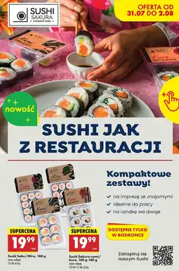 Biedronka Sushi Sakura nami oferta