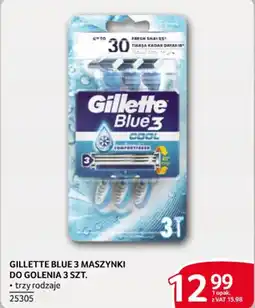 Selgros Gillette Blue 3 maszynki do golenia oferta