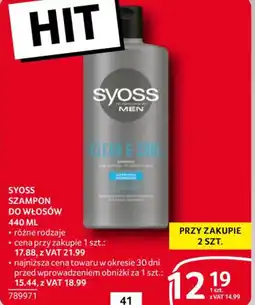 Selgros Szampon Syoss oferta
