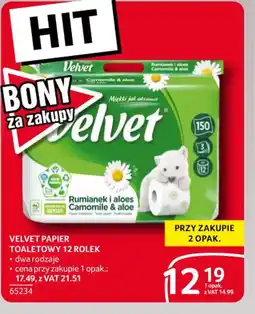 Selgros Velvet Papier toaletowy oferta