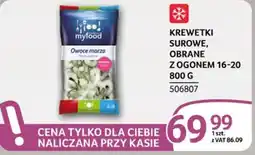 Selgros Krewetki surowe, obrane z ogonem oferta