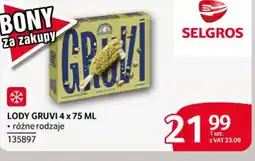 Selgros Lody Gruvi oferta