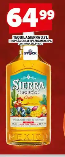 Topaz Tequila Sierra oferta
