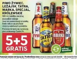 Stokrotka Market Piwo Zywiec, Leżajsk, Tatra, Warka, Specjal, Królewskie oferta